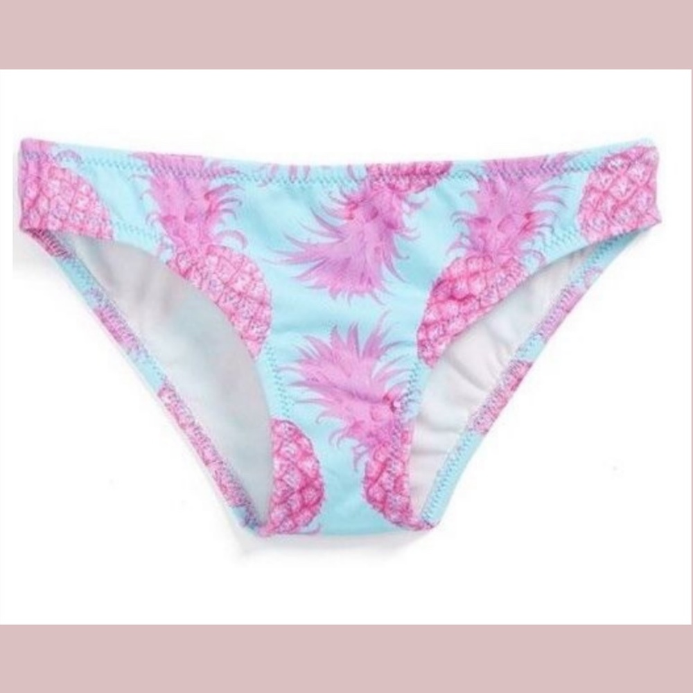 NWT STELLA COVE Pineapple Print Bikini Bottom‎ ONLY [Kids SZ 16 ]